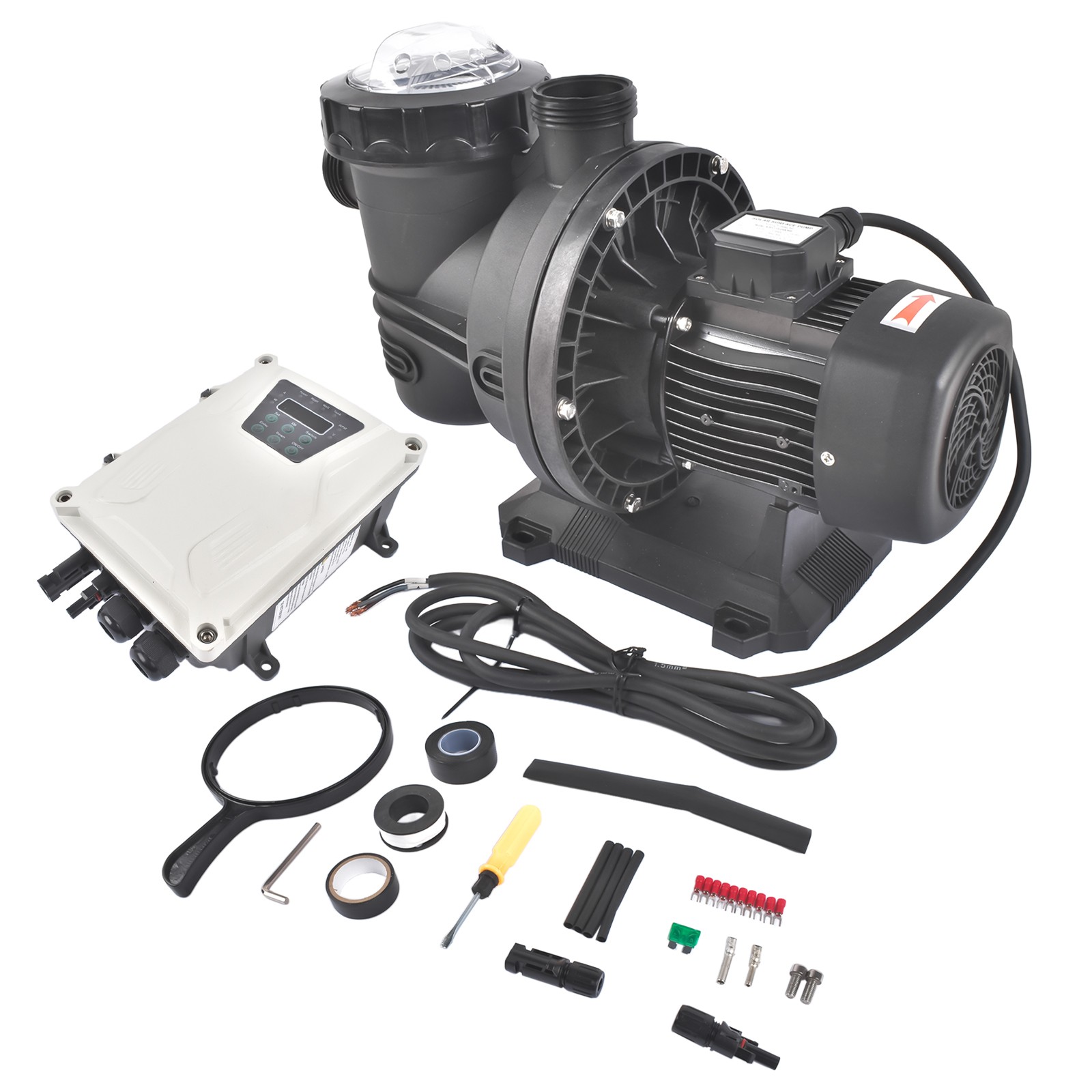 Solar Pool Pump 48V Dc - AP02 500W 태양광 펌프 키트, 지중