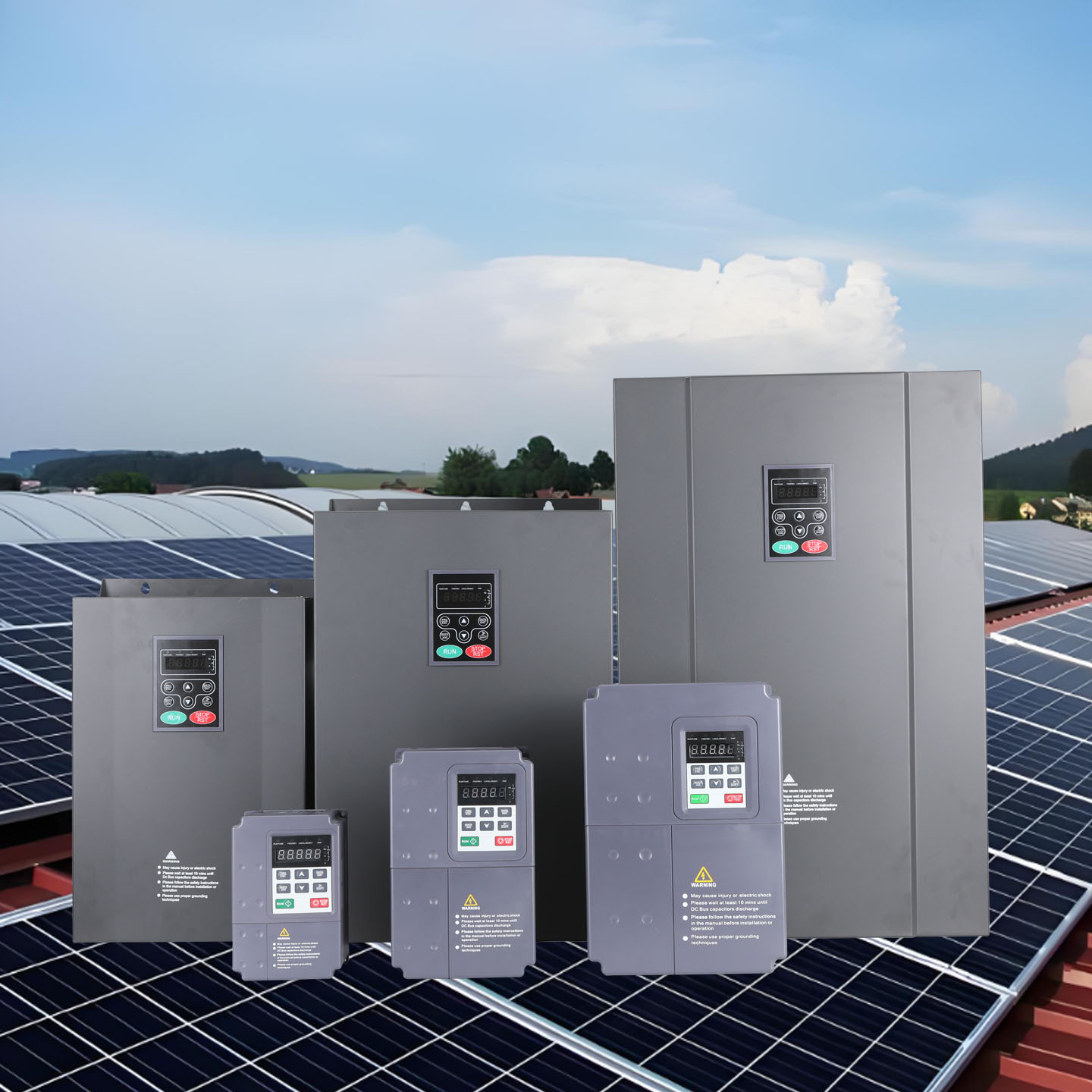 Solar Pump Inverter 5.5Kw Three Phase - 15KW 삼상 VFD 가변 주파수 변환기