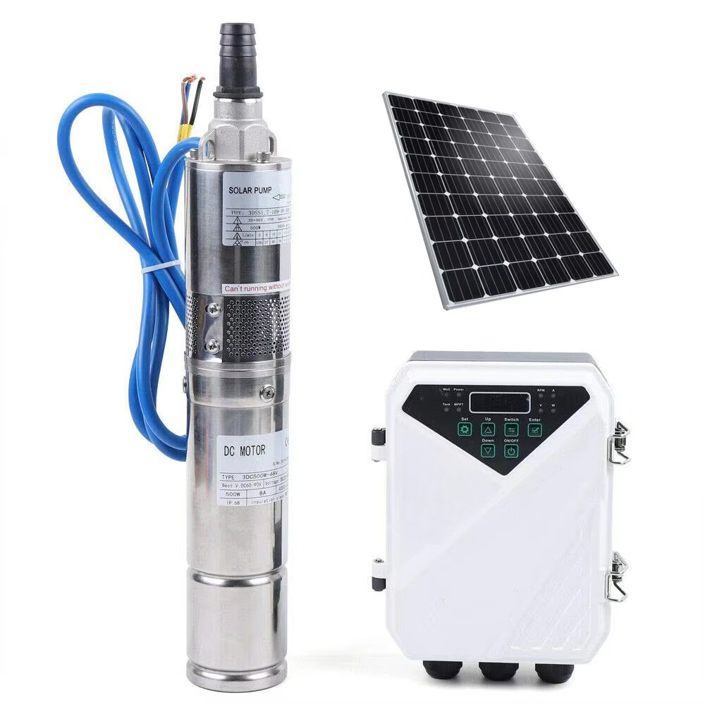 Solar Water Pump 48V Submersible - DC 고압 48V 120m 심정용 태양광