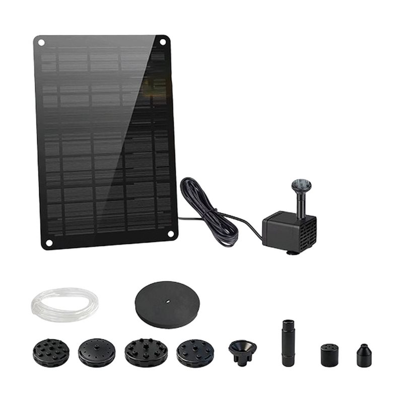 Solar Powered Water Pump Kit Complete - ABAE-태양광 패널로 작동하는 9W 정원용 수영장