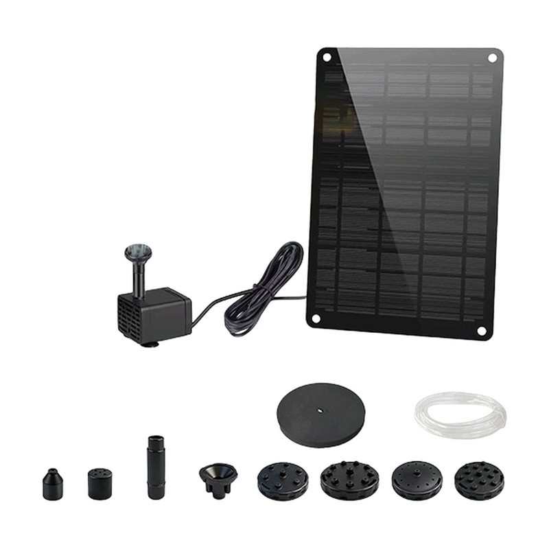 Solar Powered Water Pump Kit Complete - AB11-태양광 패널로 작동하는 9W 정원용 수영장/연못/분수용