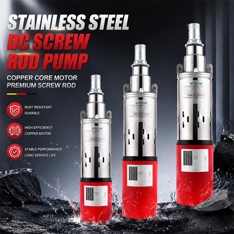 Solar Water Pump 48V Submersible - DC 딥웰 펌프 12V 24V 36V