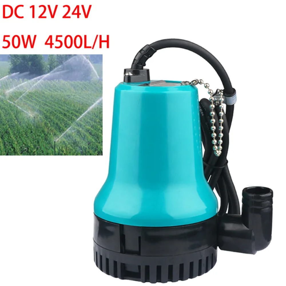 Solar Irrigation Pump 12V - 미니 4500L/H DC 12V/24V 태양광 농업용