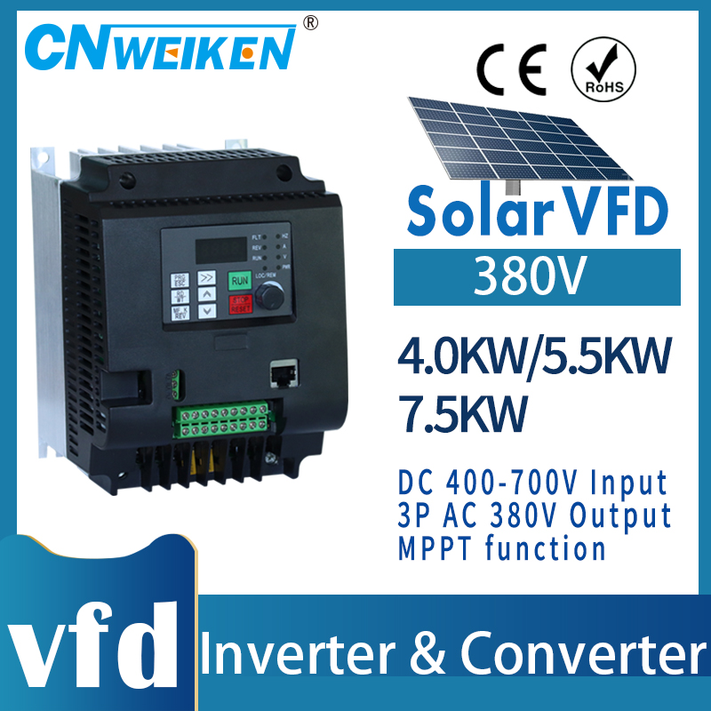 Solar Pump Inverter 2.2Kw - VFD 7.5KW 10HP 신형 태양광 인버터,
