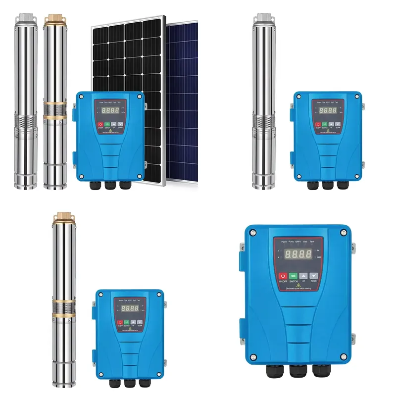 Solar Water Pump 1Hp Dc - 4인치 1HP 72V 대유량 스테인리스 스틸