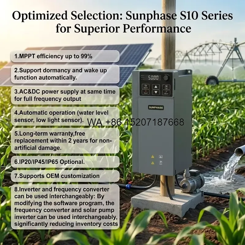 Sunphase 2.2kW 고효율 MPPT 99% 3H - Solar Pump Inverter 2.2Kw 리뷰 및 가격