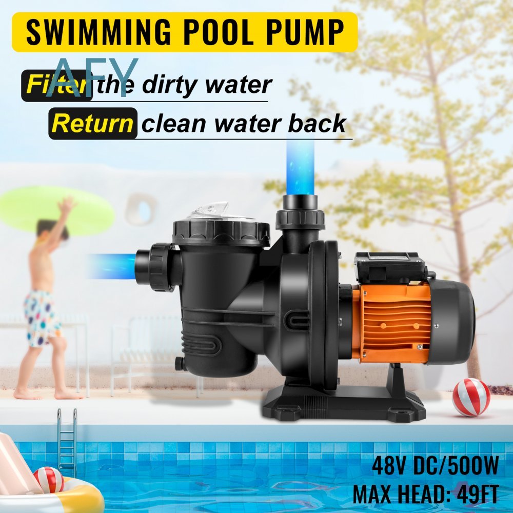 VEVOR 48V DC 500W 태양광 수영장 여과 시 - Solar Pool Pump 48V Dc 리뷰 및 가격