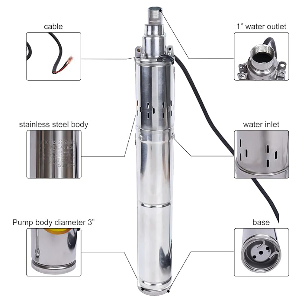 1HP 태양열 DC 워터 펌프 하이 헤드 리프트 140 - Solar Water Pump 1Hp Dc 리뷰 및 가격