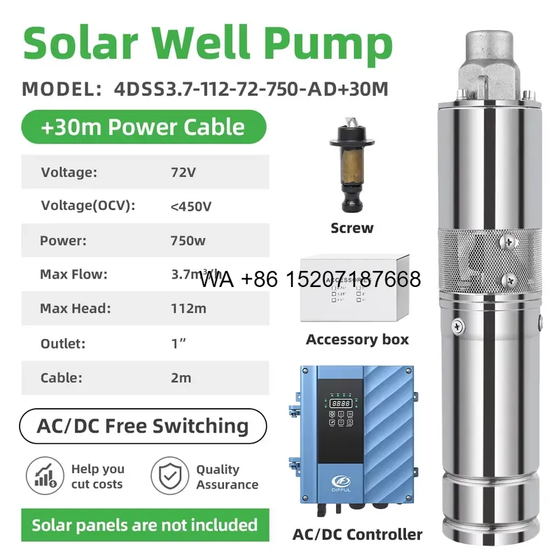 Wmwmnu 1마력 태양광 수중 펌프, 관개용 DC 태 - Solar Water Pump 1Hp Dc 리뷰 및 가격