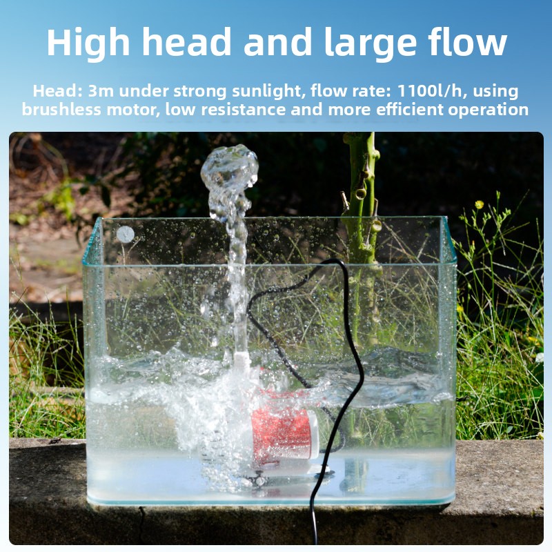 브러시리스 태양열 워터 펌프 키트 리튬 배터리 고압 수 - Solar Irrigation Pump 12V 리뷰 및 가격