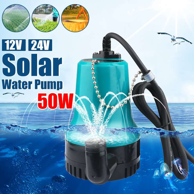 태양열 워터 펌프, 브러시리스 모터, 물 순환, 수중  - Solar Irrigation Pump 12V 리뷰 및 가격