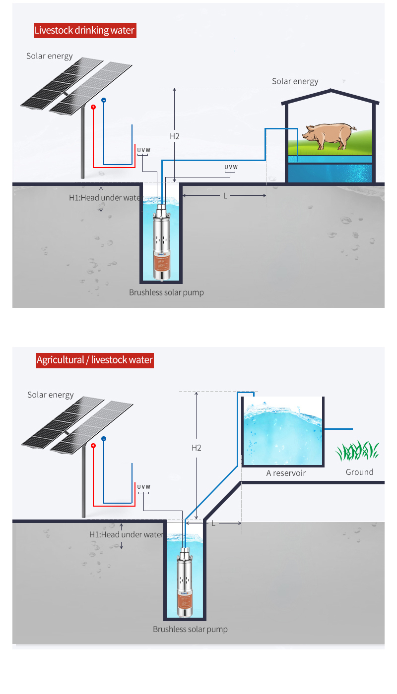 고품질 태양광 DC 워터 펌프, 하이 리프트 배터리,  - Solar Water Pump 48V Submersible 리뷰 및 가격