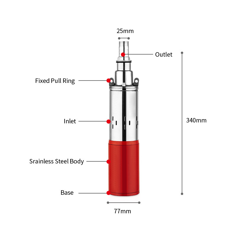 DC 딥웰 펌프 12V 24V 36V 48V 해양용 수 - Solar Water Pump 48V Submersible 리뷰 및 가격