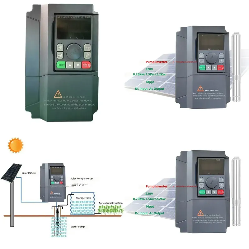 HL710 0.75KW 1.5KW 2.2KW 220V  - Mppt Solar Pump Controller 1.5Kw 리뷰 및 가격