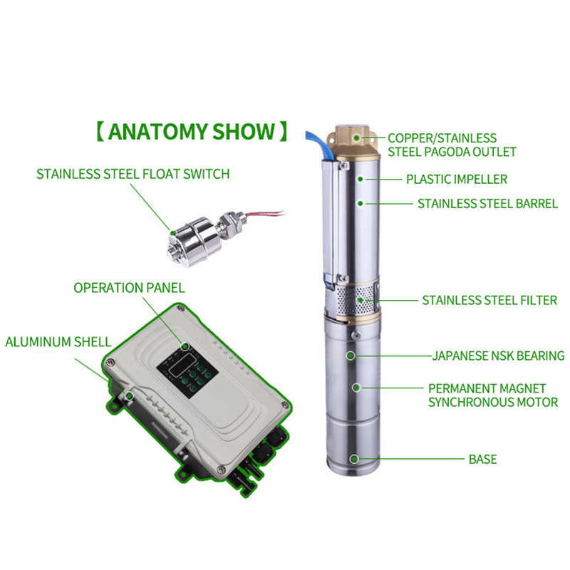 48V DC 태양광 전원 방식의 수중 펌프 완전 세트, - Solar Powered Water Pump Kit Complete 리뷰 및 가격