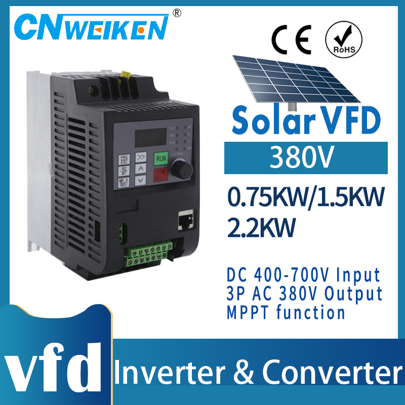 VFD 7.5KW 10HP 신형 태양광 인버터, 수중  - Solar Pump Inverter 2.2Kw 리뷰 및 가격