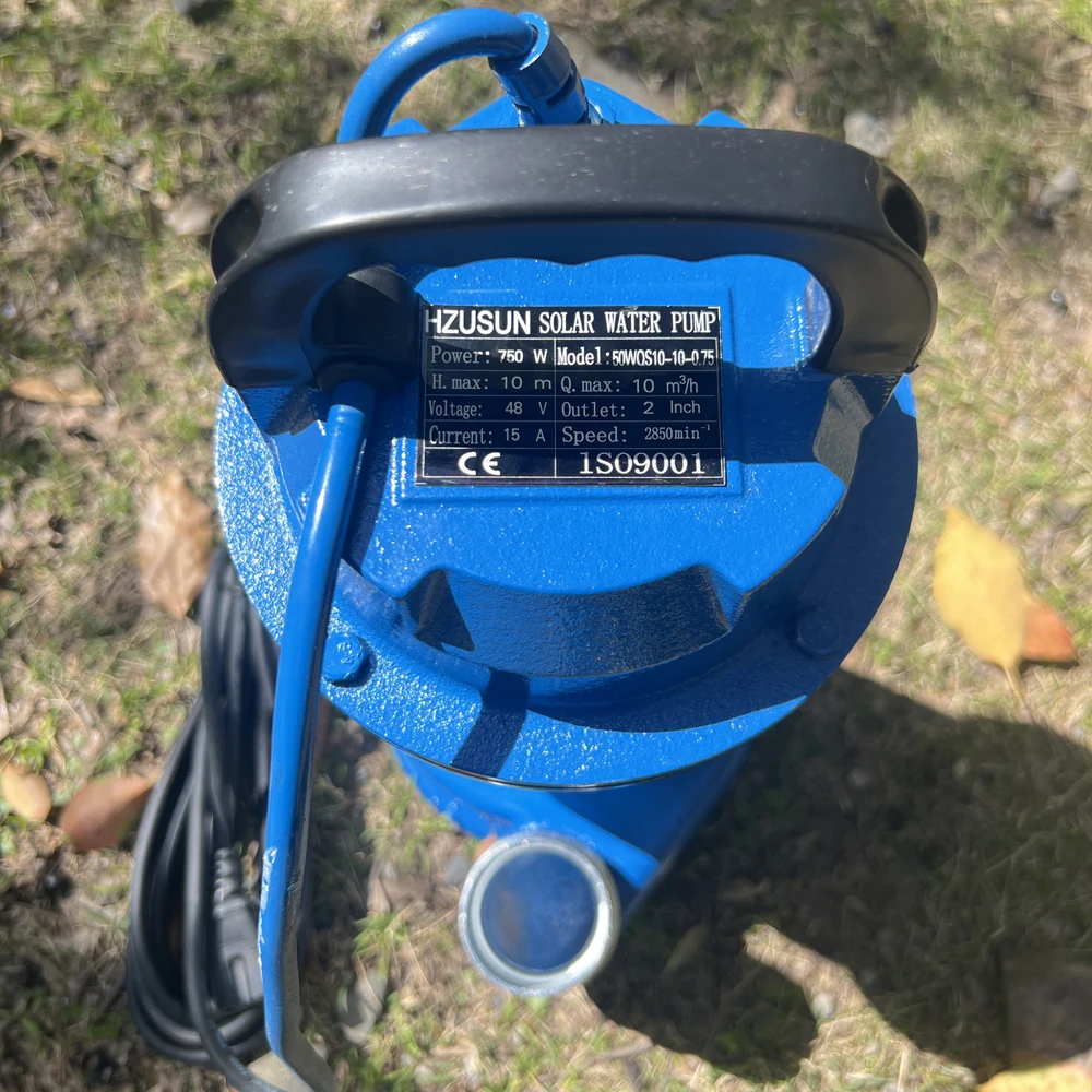 1마력 태양광 구동식 배수 펌프 세트, 가정용, 휴대용 - Solar Water Pump 48V Submersible 리뷰 및 가격