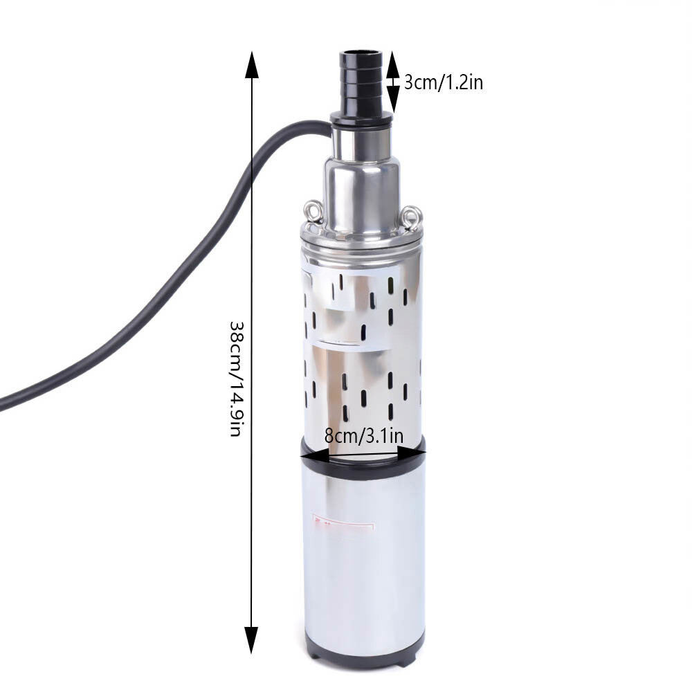 40-60m 양수 가능, 17m 케이블 길이, 48V  - Solar Water Pump 48V Submersible 리뷰 및 가격