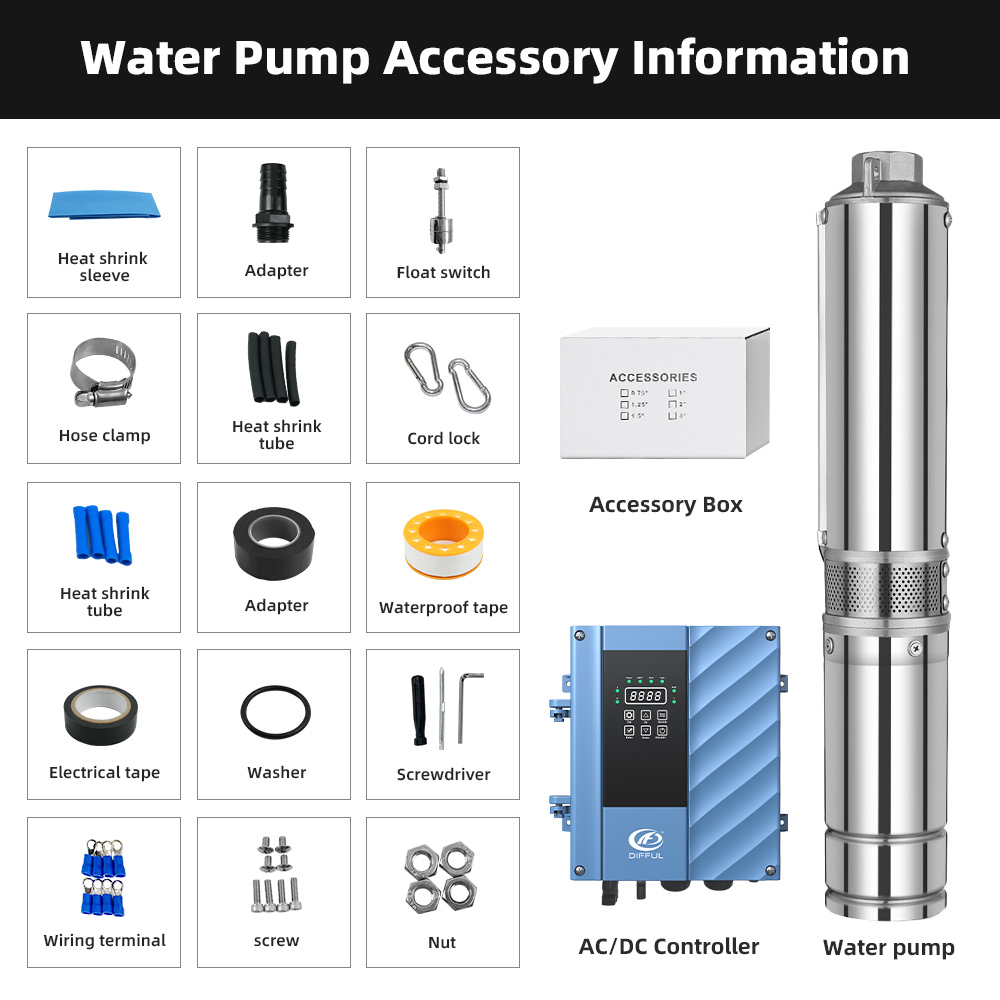 디풀 4인치 2200W 태양광 심정용 수중 펌프 솔루션 - Solar Water Pump 2200W 4 Inch 리뷰 및 가격